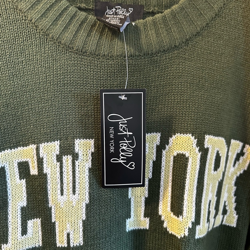 New York Dark Green Sweater